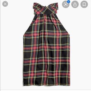JCrew Tartan Top